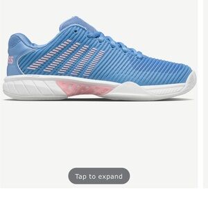 K-Swiss Hypercourt Express 2 Light Blue and Pink Sneakers